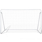 vidaXL Fußball-Tornetze 2 Stück 240 x 90 x 150 cm Stahl