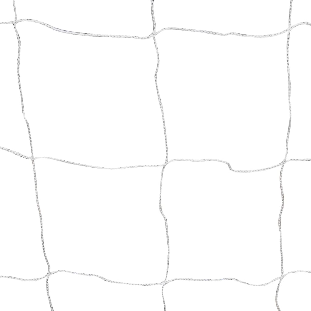 vidaXL Fußball-Tornetze 2 Stück 240 x 90 x 150 cm Stahl