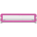 vidaXL Kleinkind Bettschutzgitter 2 Stück Rosa 150 x 42 cm