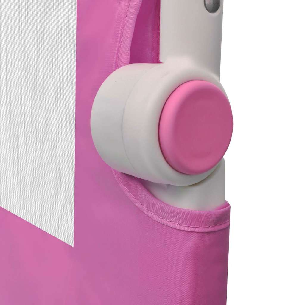 vidaXL Kleinkind Bettschutzgitter 2 Stück Rosa 150 x 42 cm
