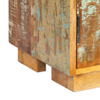 vidaXL Bücherregal 60x35x180 cm Altholz Massiv