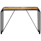 vidaXL Esstisch 118×60×76 cm Raues Massivholz Mango