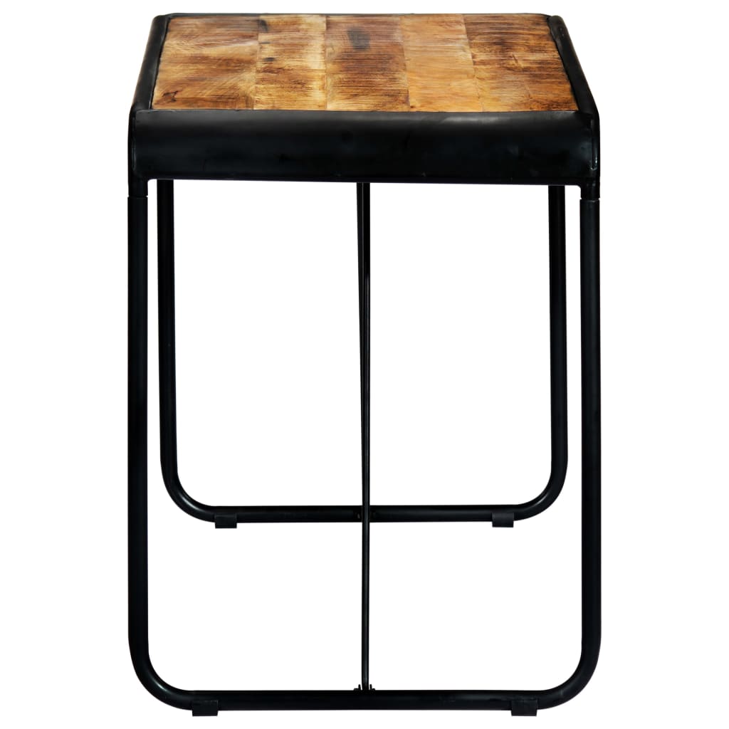 vidaXL Esstisch 118×60×76 cm Raues Massivholz Mango
