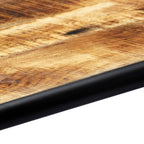 vidaXL Esstisch 118×60×76 cm Raues Massivholz Mango