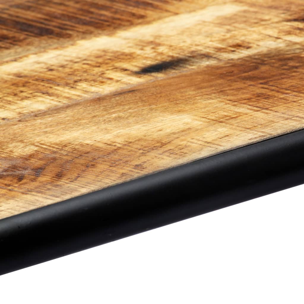 vidaXL Esstisch 118×60×76 cm Raues Massivholz Mango