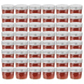 vidaXL Marmeladengläser mit Silbernen Deckeln 48 Stk. 110 ml