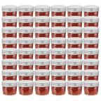 vidaXL Marmeladengläser mit Silbernen Deckeln 48 Stk. 110 ml