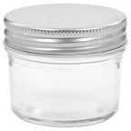 vidaXL Marmeladengläser mit Silbernen Deckeln 96 Stk. 110 ml