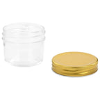 vidaXL Marmeladengläser mit goldenen Deckeln 24 Stk. 110 ml