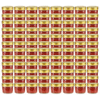 vidaXL Marmeladengläser mit goldenem Deckel 96 Stk. 110 ml