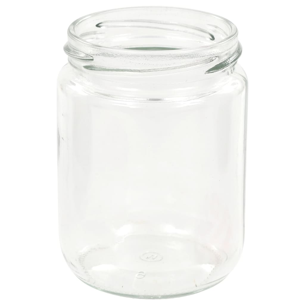 vidaXL Marmeladengläser mit Weißem/Rotem Deckel 48 Stk. 230 ml