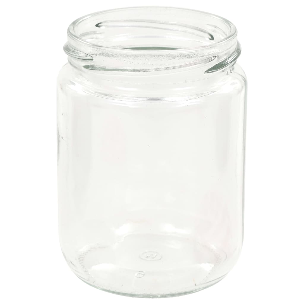 vidaXL Marmeladengläser mit Weißem/Rotem Deckel 96 Stk. 230 ml