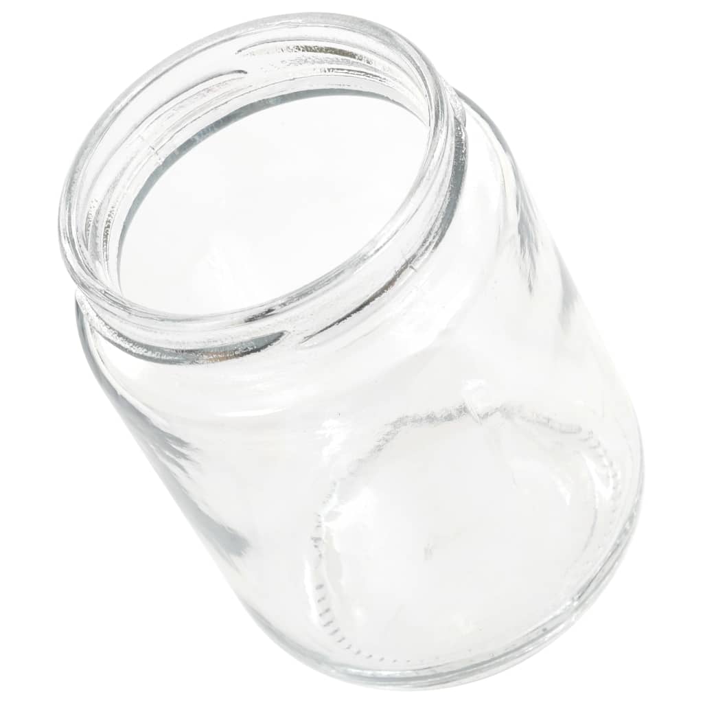 vidaXL Marmeladengläser mit Rotem Deckel 96 Stk. 230 ml