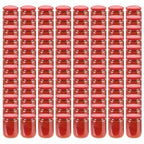 vidaXL Marmeladengläser mit Rotem Deckel 96 Stk. 230 ml