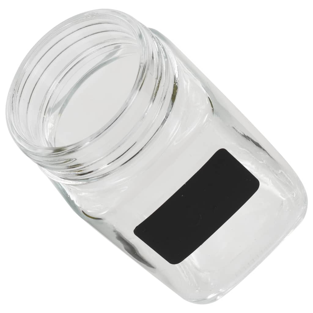 vidaXL Vorratsgläser mit Aufkleber 24 Stk. 300 ml