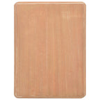 vidaXL Nachttisch Weiß und Braun 40 x 30 x 50 cm Kiefernholz Massiv