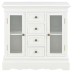 vidaXL Sideboard Weiß 70x28x70 cm Massivholz Kiefer