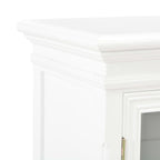 vidaXL Sideboard Weiß 70x28x70 cm Massivholz Kiefer