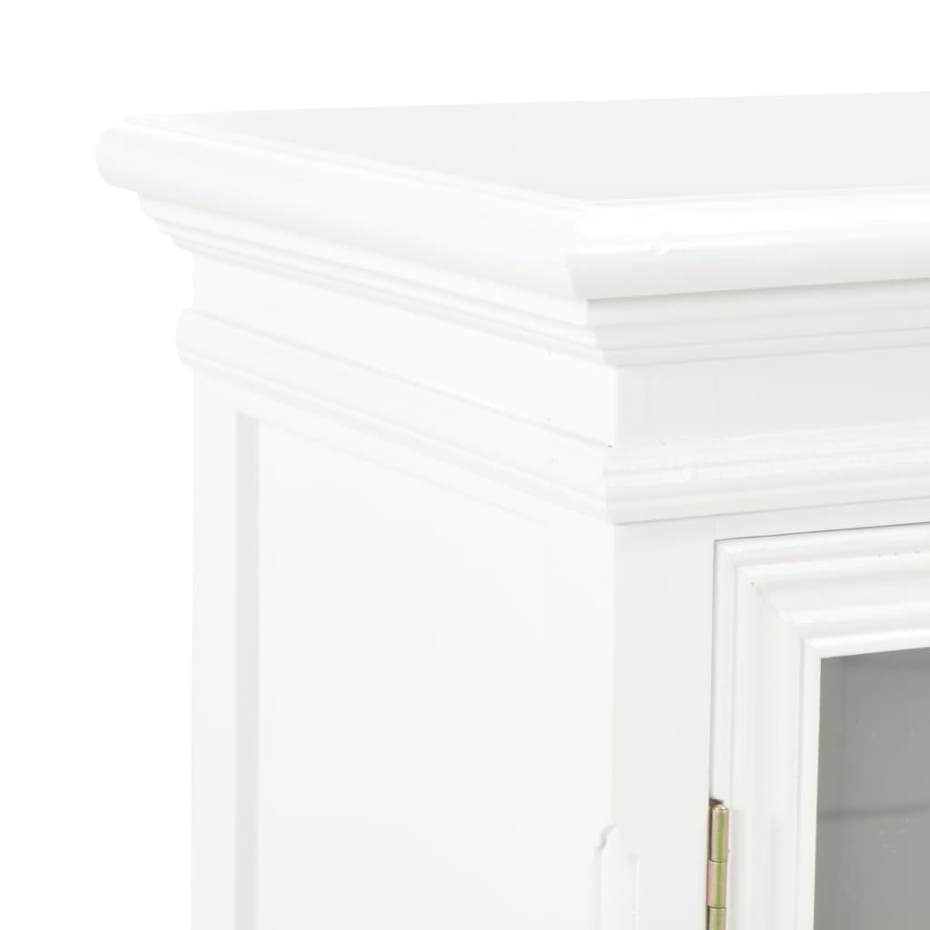 vidaXL Sideboard Weiß 70x28x70 cm Massivholz Kiefer