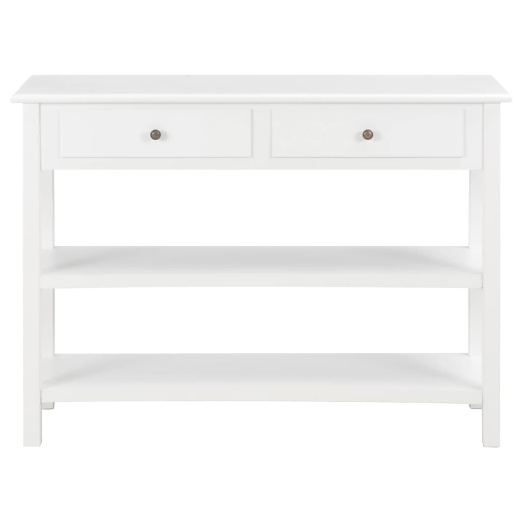 vidaXL Sideboard Weiß 110x35x80 cm MDF