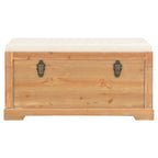 vidaXL Aufbewahrungstruhe mit Auflage 80×40×40 cm MDF