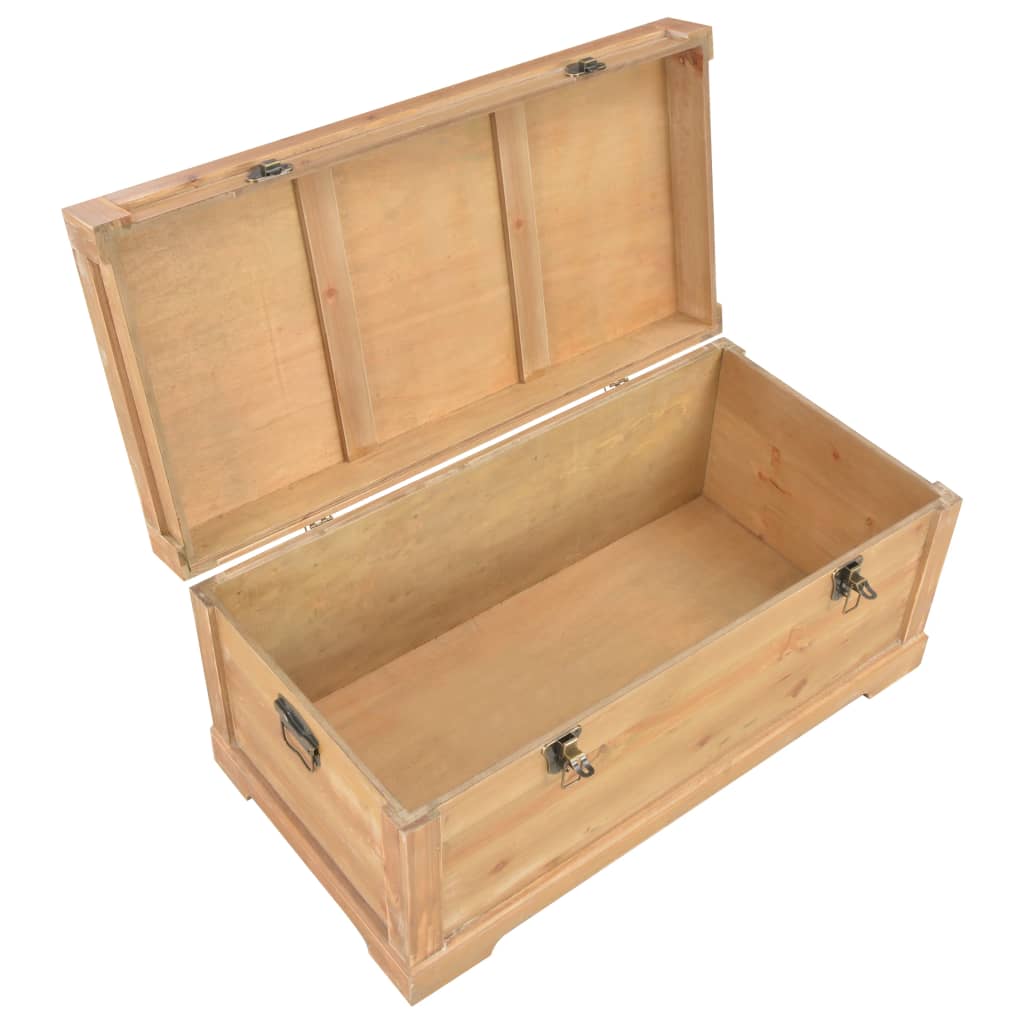 vidaXL Aufbewahrungstruhe mit Auflage 80×40×40 cm MDF