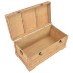 vidaXL Aufbewahrungstruhe mit Auflage 80×40×40 cm MDF