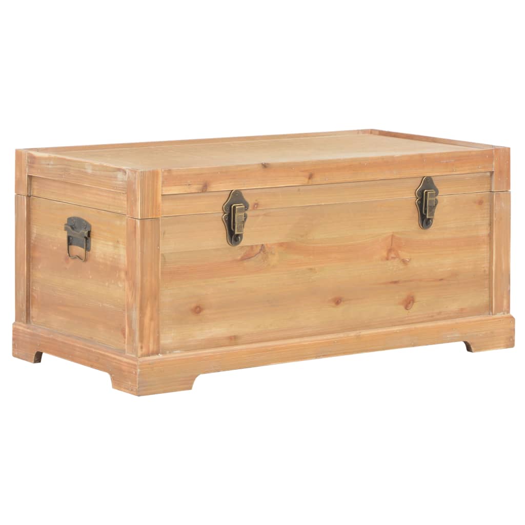 vidaXL Aufbewahrungstruhe mit Auflage 80×40×40 cm MDF