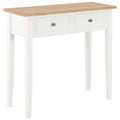 vidaXL Frisiertisch Konsolentisch Weiß 79 x 30 x 74 cm Holz