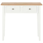 vidaXL Frisiertisch Konsolentisch Weiß 79 x 30 x 74 cm Holz