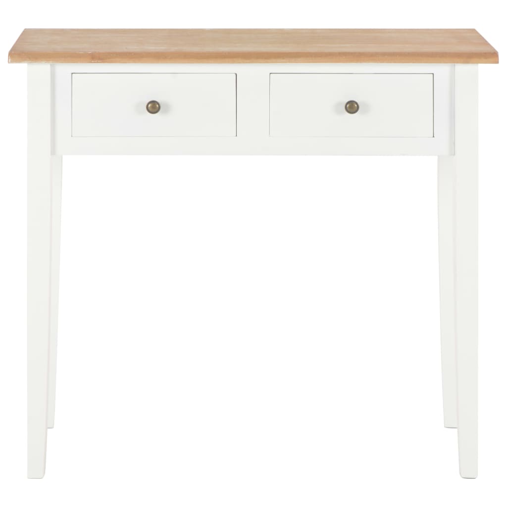 vidaXL Frisiertisch Konsolentisch Weiß 79 x 30 x 74 cm Holz