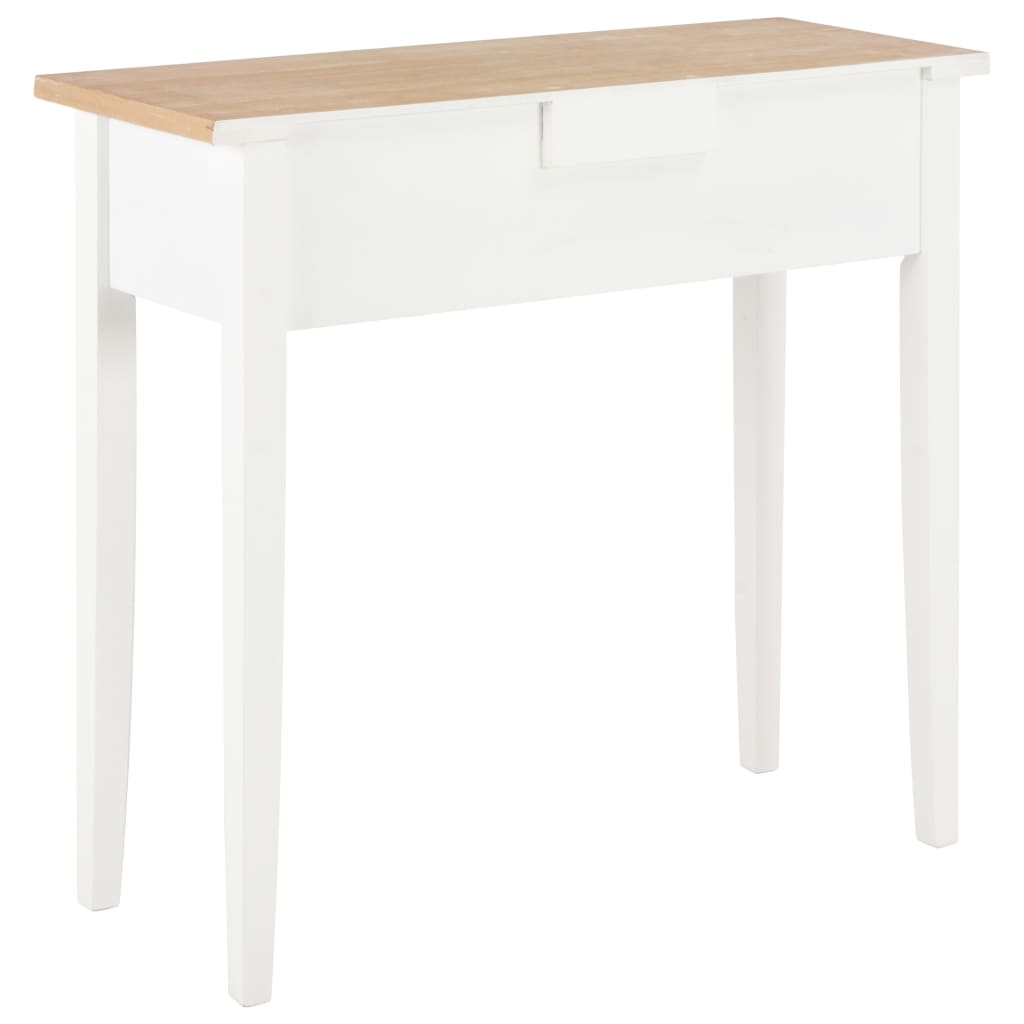vidaXL Frisiertisch Konsolentisch Weiß 79 x 30 x 74 cm Holz