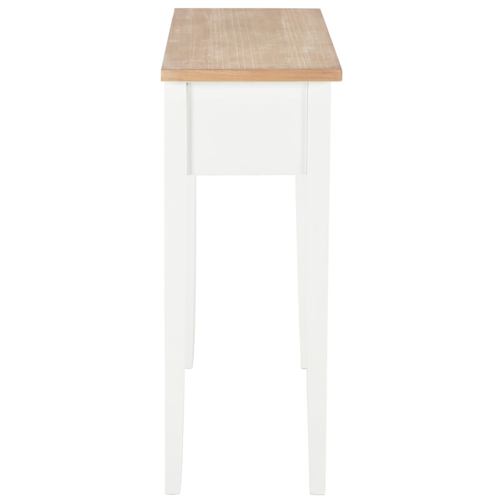 vidaXL Frisiertisch Konsolentisch Weiß 79 x 30 x 74 cm Holz