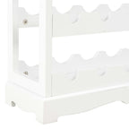 vidaXL Weinschrank Weiß 70 x 22,5 x 70,5 cm MDF