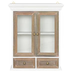 vidaXL Wandschrank Weiß 49x22x59 cm Holzwerkstoff