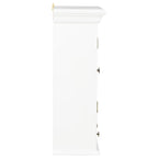 vidaXL Wandschrank Weiß 49x22x59 cm Holzwerkstoff