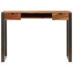 vidaXL Schreibtisch 110 x 55 x 78 cm Massivholz Akazie und Stahl