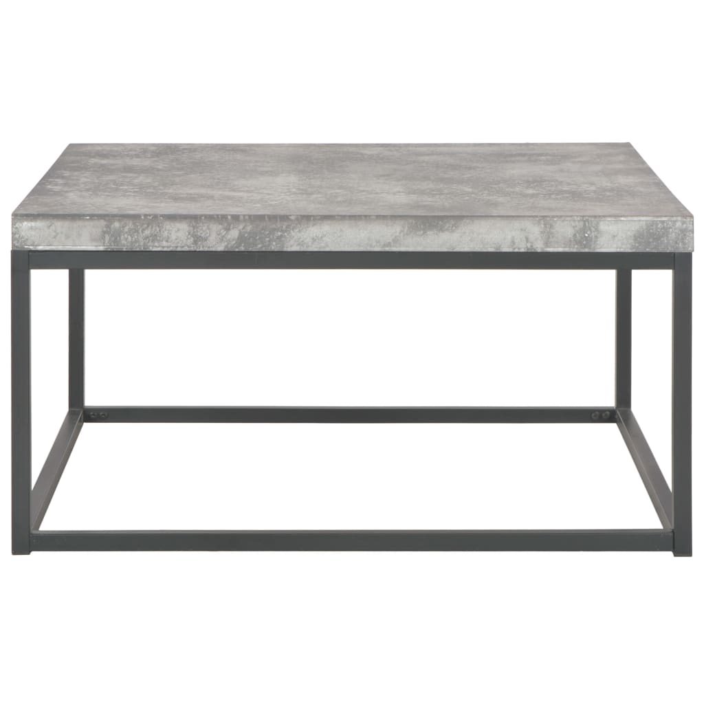 vidaXL Couchtisch 75×75×38 cm Betonoptik