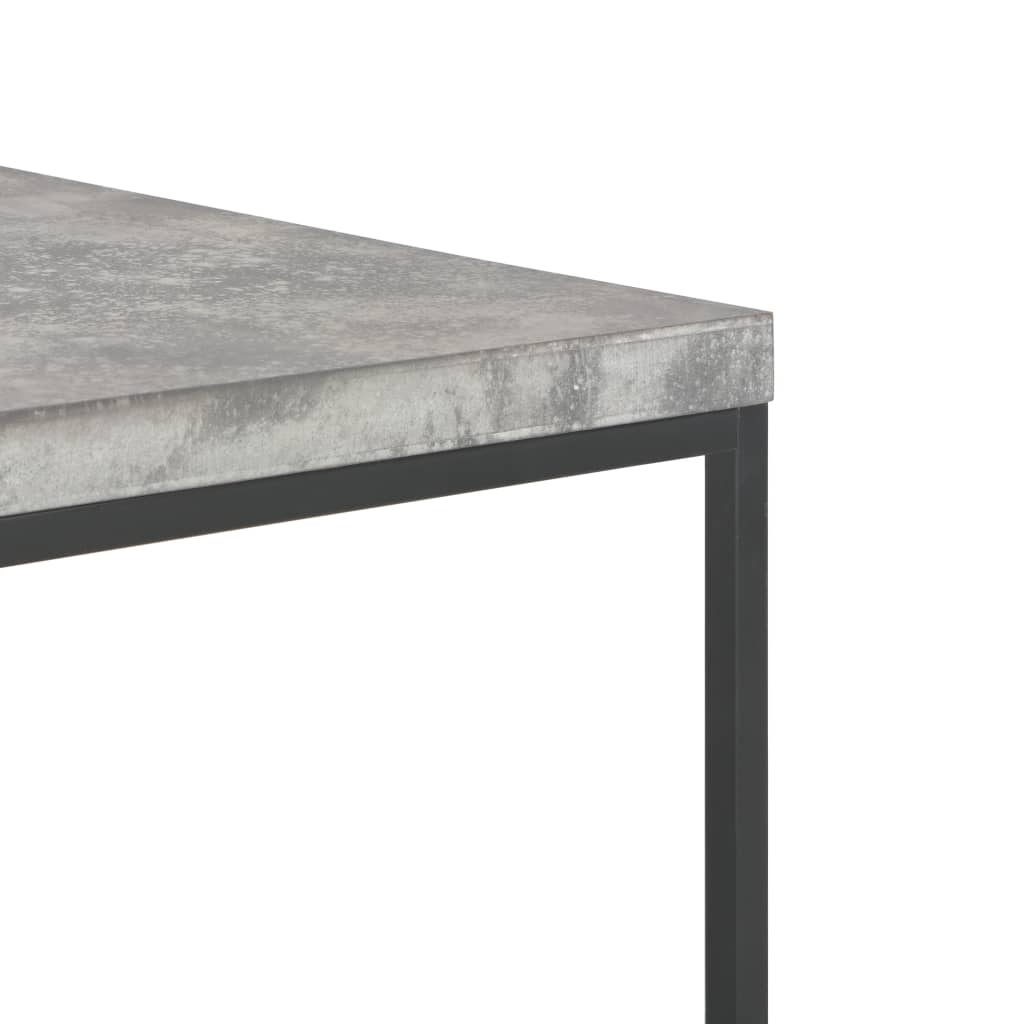 vidaXL Couchtisch 75×75×38 cm Betonoptik