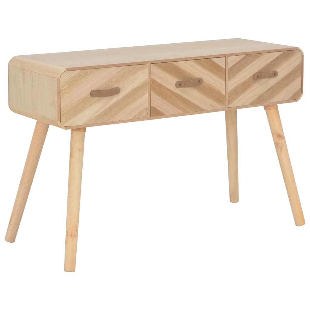 vidaXL Konsolentisch 100x35x68 cm Massivholz