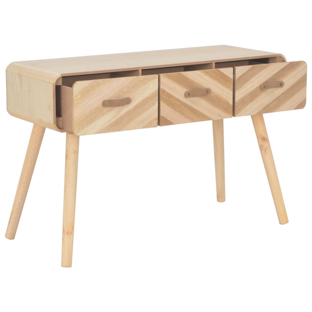 vidaXL Konsolentisch 100x35x68 cm Massivholz