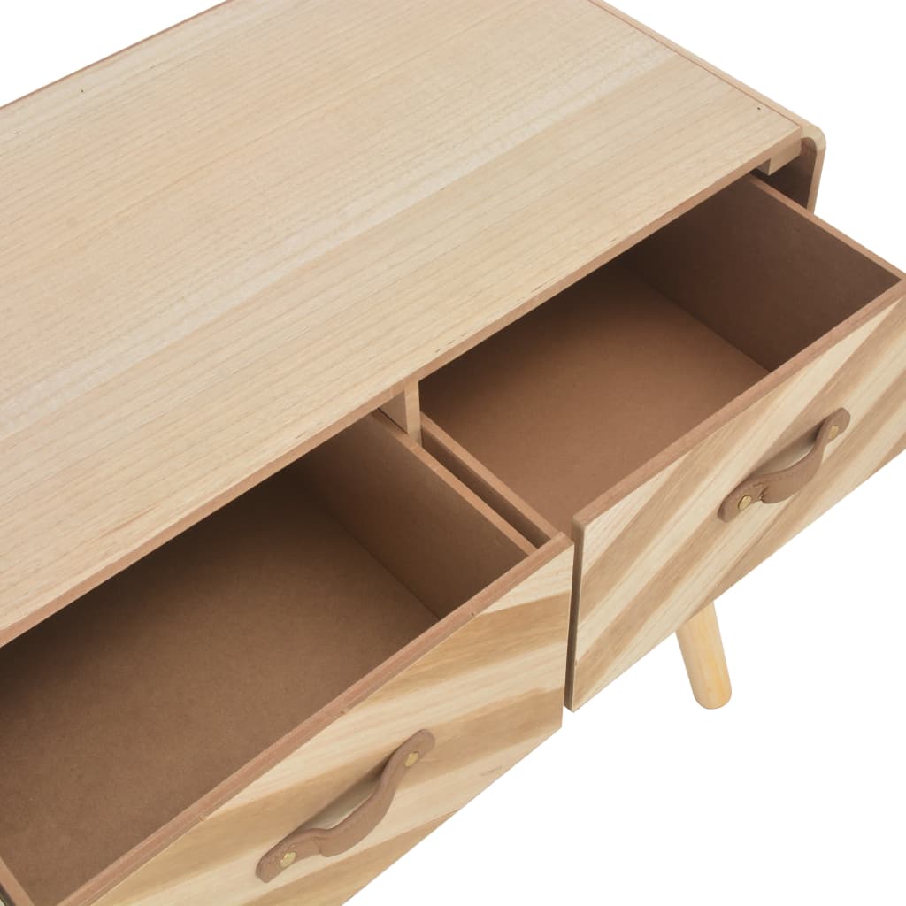 vidaXL Konsolentisch 100x35x68 cm Massivholz