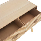 vidaXL Konsolentisch 100x35x68 cm Massivholz