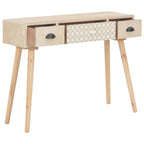 vidaXL Konsolentisch mit 3 Schubladen 100x30x73 cm Massivholz Kiefer