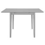 vidaXL Ausziehbarer Esstisch Grau (80-120)x80x74 cm MDF