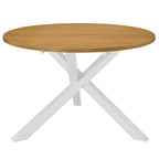vidaXL Esstisch Weiß 120x75 cm MDF