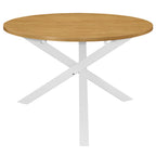 vidaXL Esstisch Weiß 120x75 cm MDF
