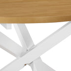 vidaXL Esstisch Weiß 120x75 cm MDF