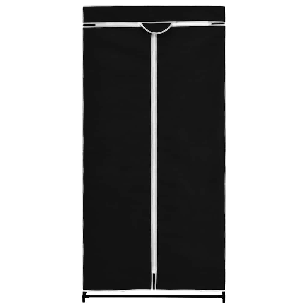 vidaXL Kleiderschränke 2 Stk. Schwarz 75×50×160 cm