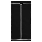 vidaXL Kleiderschränke 2 Stk. Schwarz 75×50×160 cm